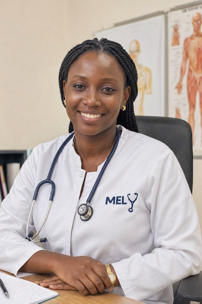 Portrait d'un médecin partenaire Mely